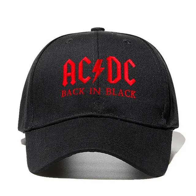 Nieuwe AC DC Band Baseball Cap Rock Hip Hop Cap Mens Acdc