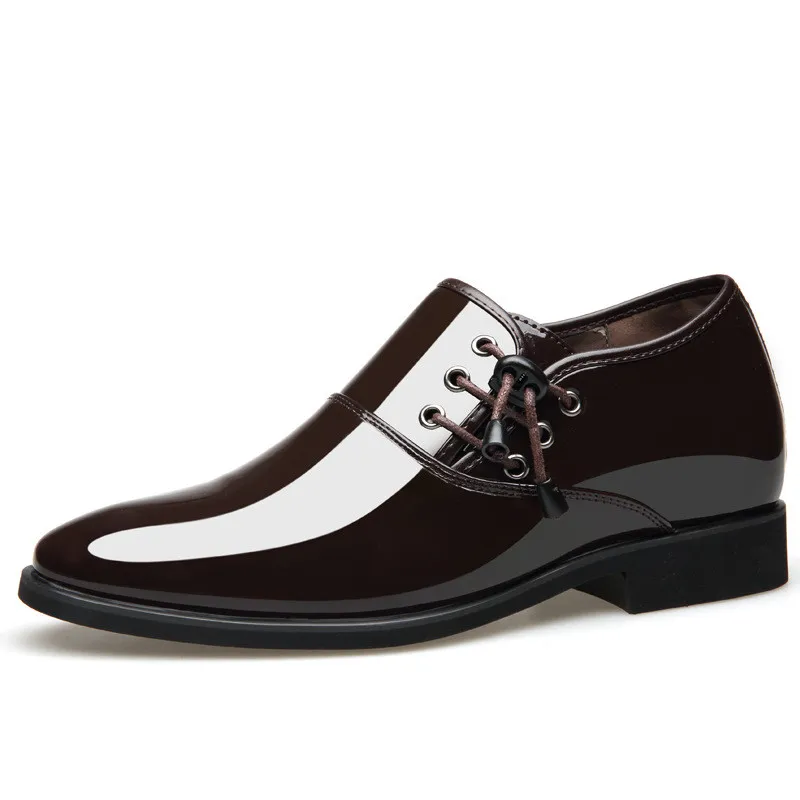 Punta di punta di piedi vestito scarpa di scarpe da scarpe da scarpe da uomo mocassini da uomo italiano marca di marca sposa derby scarpe da uomo affari oxford scarpe