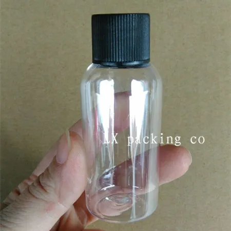100ピース送料無料10m 20ml 30ml 40ml 50ml 100mlの白いプラスチックenpty瓶黒いキャップシャンプーボトル