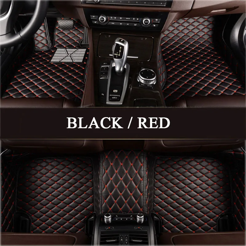 Lunda PU leather Custom carpet for bmw GT F10 F11 F15 F16 F20 F25 F30 F34 E60 E70 E90 1 3 4 5 67 Series xDrive Car floor mats323O