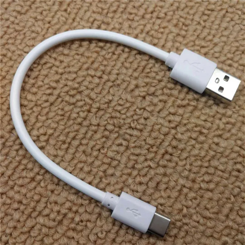 Micro Typ C Kabel ładowarki USB 20cm Short 2a Szybkie ładowanie Przewody USB dla Samsung S6 S7 S8 Xiaomi Androd Inteligentny telefon komórkowy