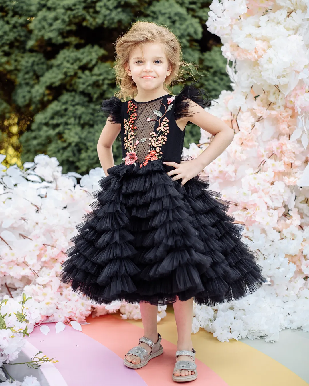 Vestido transparente infantil cheap