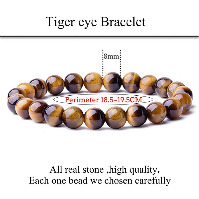 Bracelets in Jewelry Black Stone Tiger Eye Beads Bracelet Stone Bracelet  Bracelet 8mm Charm Beads Stretch Natural Stone Lava Bead Bracelet Bracelets  for Women 