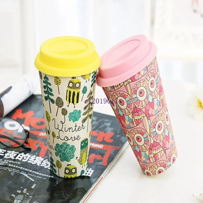 Bamboo Fiber Coffee Cups With Reusable... From Cl2019017, $6.67 | DHgate.Com