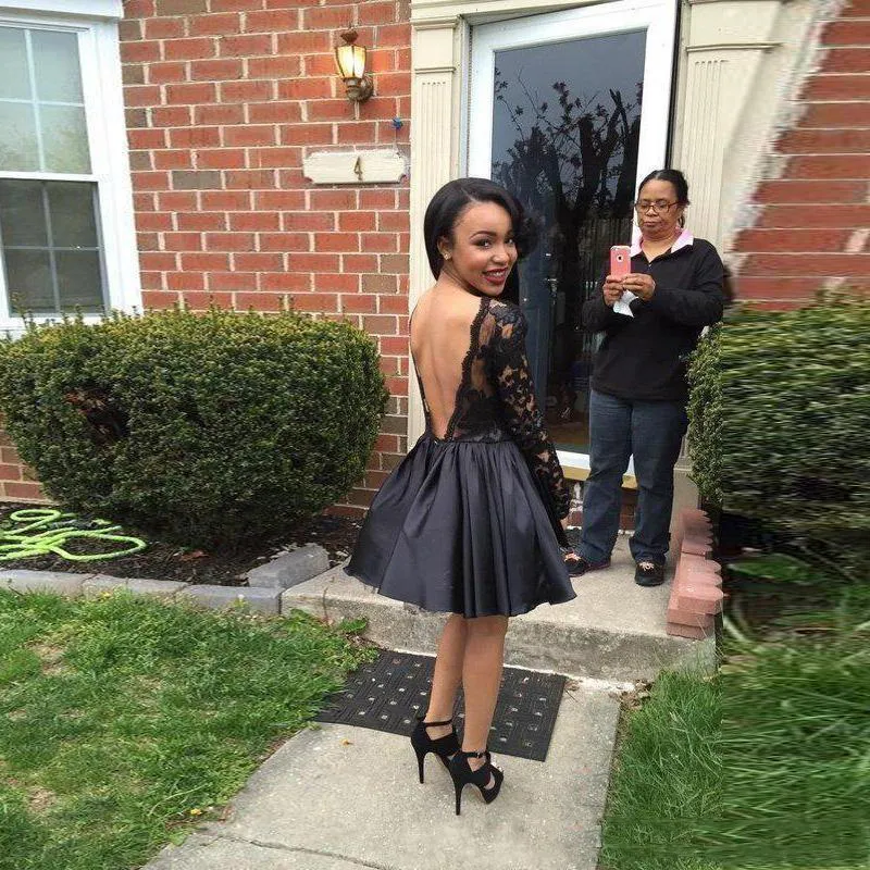Short black homecoming dresses 2019 top
