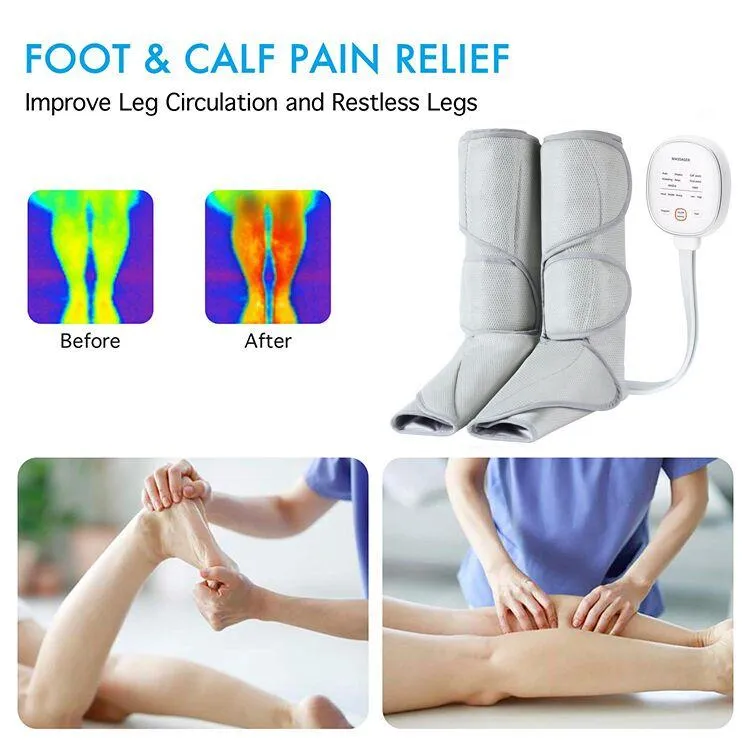 2019Air Pressure Leg And Foot Massage Air Compression Foot Calf Massager On Sale