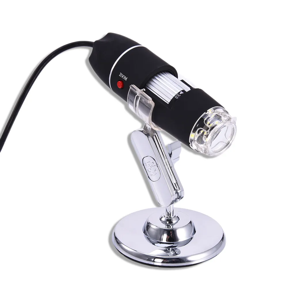 LED Digital Microscope USB Endoscope Camera Microscopio Magnifier 1600X,  1000X, 500X Electronic Stereo Desk Loupe Microopes T200521 From Xue08,  $14.73