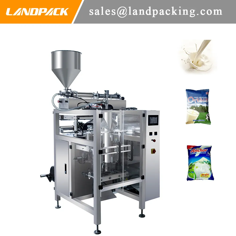Semiautomatisk multifunktionsmjölk Vertikal Form Fill Seal Machine Liquid Dryck påse packning maskin Prislista