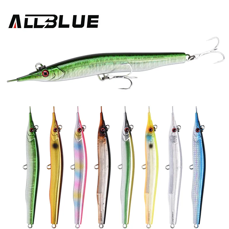ALLBLUE ZAG 133 Needlefish Stick Needle Fishing Lure 133mm 30g Sinking  Pencil 3D Eyes Artificial Bait Sea Bass Saltwater Lures T19248g From Bgvfc,  $17.02
