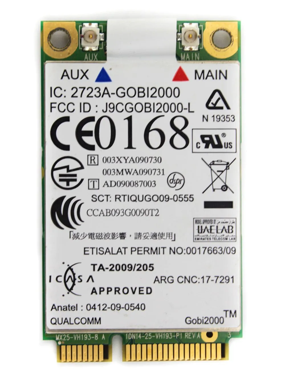 Dell Gobi WCDMA ATT GPRS Wireless Mini PCI-E Card comprar a buen precio —  entrega gratuita, reseñas reales con fotos — Joom, image size:1000x1333