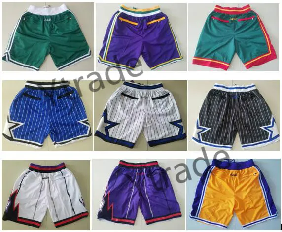 Best Quality 2019 New Shorts Team Pants Vintage Men Shorts Zipper Pocket Running Shorts Sports Pants Best Quality