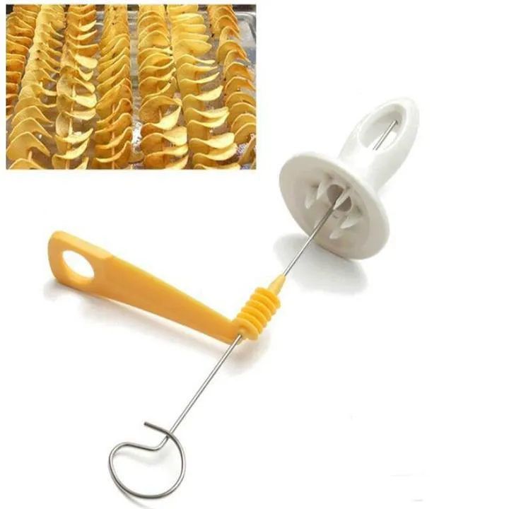 How To Make Spiral Potato And Manual Curly fries Cutter  DIY