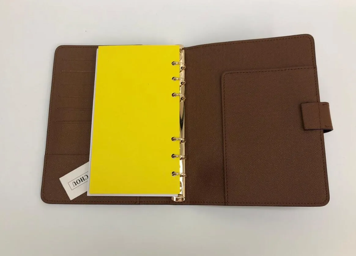 Designer Memo agenda média planejador de mesa titular do cartão A5 caderno diário jotter estojo protetor desktop capa para bloco de notas M20100