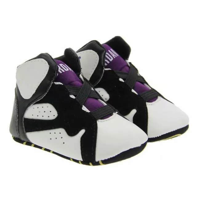 Baby Leder Sneaker Unisex Crib Schuhe weiche Sohle erste Wanderer Patchwork Design Baumwollstoff Mehrfarbige Slip On Handmade 2024