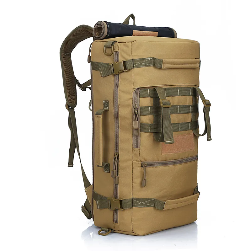 2019 50L NUEVA MARCA TACTICA MILITAR MAGINACIONES CAMPING CAMPING BOLSA DE MONTAÑA HOMBRES DE HOMBRES DE HOMBRES MAQUILLA DE VIAJE DE RUCKSCK N329 T190922