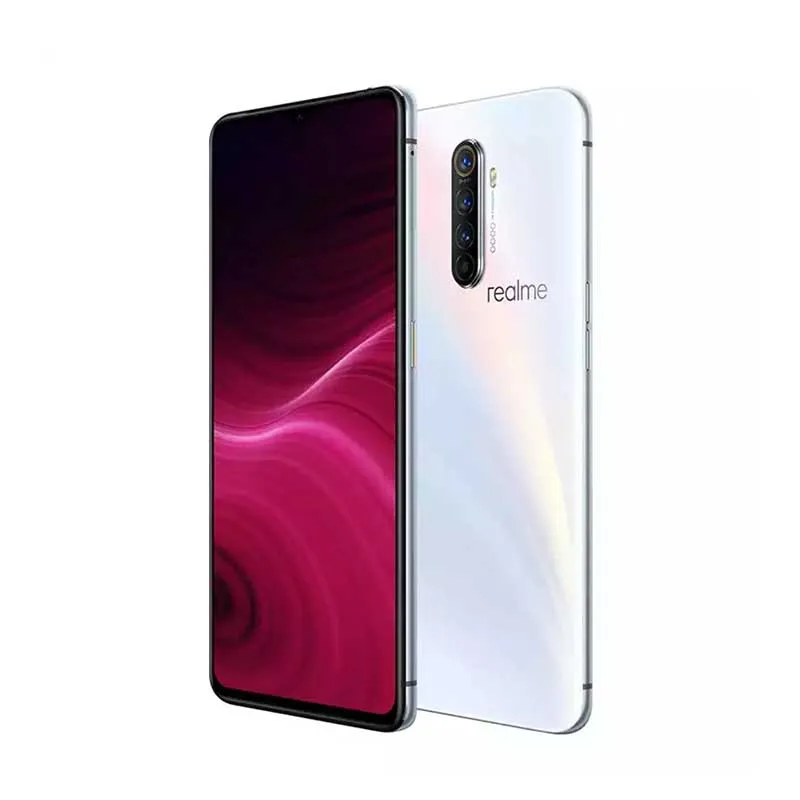 Original Oppo Realme X2 Pro 4G LTE 휴대 전화 8GB RAM 128GB ROM Snapdragon 855+ Octa Core 64.0MP NFC 4000mAh 안드로이드 6.5 "전체 화면 지문 ID 얼굴 스마트 휴대 전화