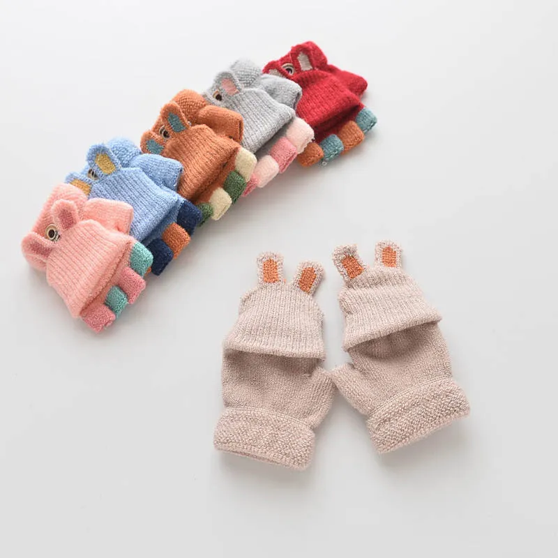 Guanti da bambino inverno Guanti del fumetto Guanti Guanti Guanti Girls Fingerless Guanti per bambini Guanto Accessori per bambini A7472