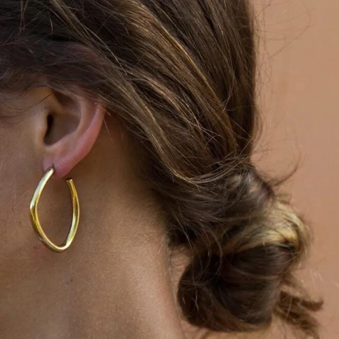 Trendig geometrisk piercing drop örhängen oregelbunden rund charm dangle örhängen guld silver färg för kvinnor uttalande party smycken dhl
