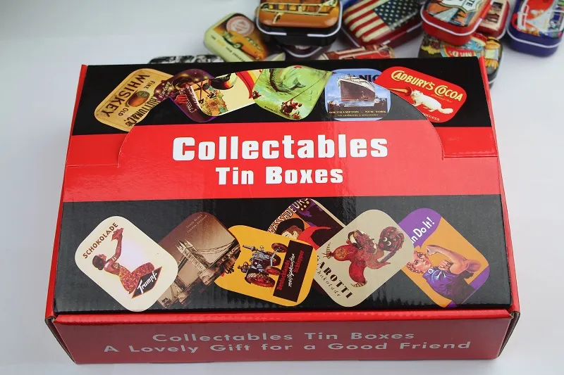 Collectables tin boxes discount