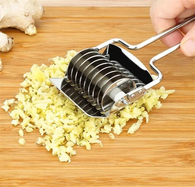 Edelstahl Nudelgitter Roller Docker Pasta Spaghetti Maker Rolling Messer Kraut Mincer