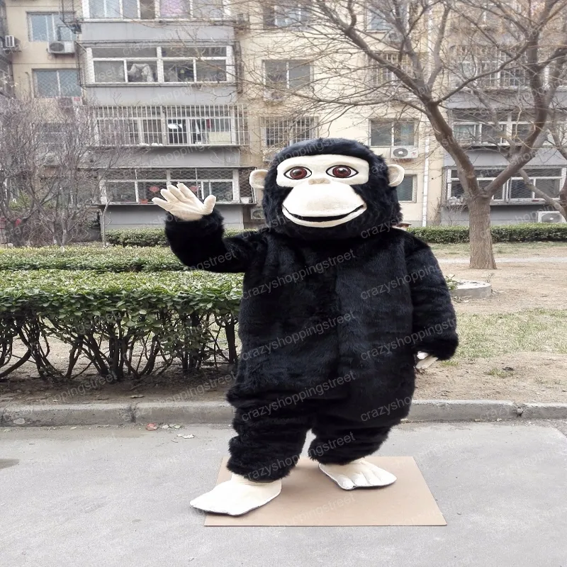 Halloween APE Singe Costume De Mascotte Dessin Animé Gorille Chimpanzé Thème Anime Personnage De Noël Carnaval Fête Fantaisie Costumes Tenue Adulte