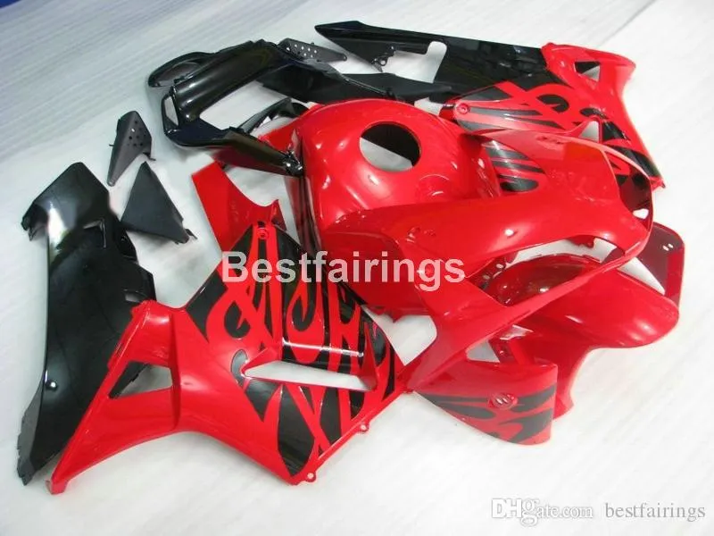 Kit de carénage pour Honda CBR600RR 03 04, moulage par Injection, ensemble de carénage rouge noir CBR600RR 2003 2004 JK10, offre spéciale