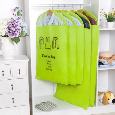 3 Sizes Dustproof Suit Cover Bag for Clothes Dress Garment Moisture Proof Jacket Skirt Storage Protector EEA450