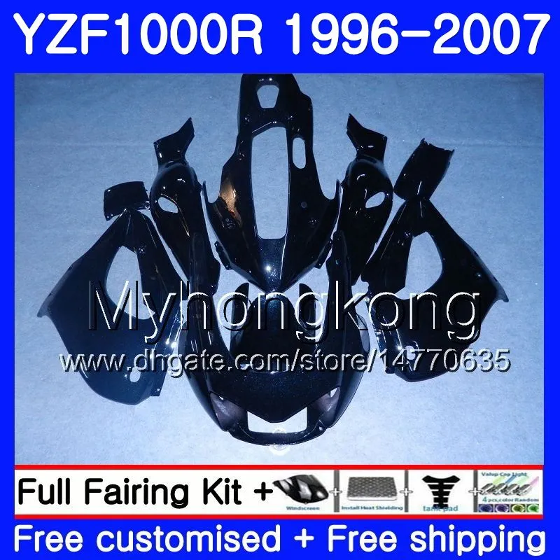 Body For YAMAHA metal black new Thunderace YZF1000R 96 97 98 99 00 01 238HM.7 YZF-1000R YZF 1000R 1996 1997 1998 1999 2000 2001 Fairings kit