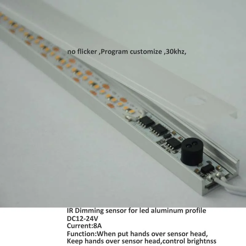 Freeshipping 50 sztuk / partia Sensor Dimmer do profil aluminiowy LED