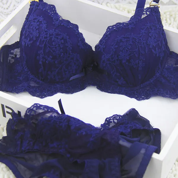 Bras Sets Sexy Lace Floral Women Lingerie Set Underwear Underwire