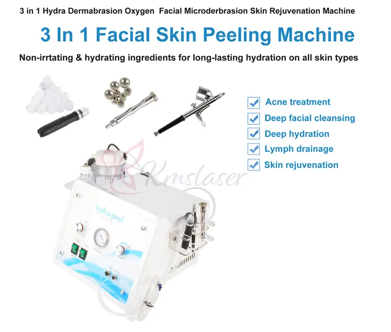 Hydra Water Dermoabrasione Hydro Diamond Microdermoabrasione Peeling Viso Pulizia Cura della pelle Anti Aging Beauty Spa Use