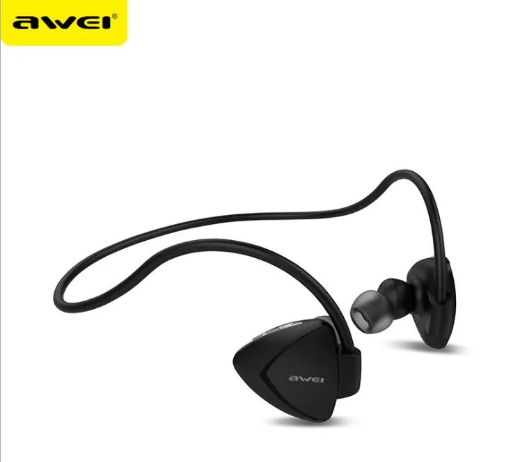 Auricolare Bluetooth senza fili sportivo originale AWEI A840BL con microfono per smartphone Samsung AWEI A840BL