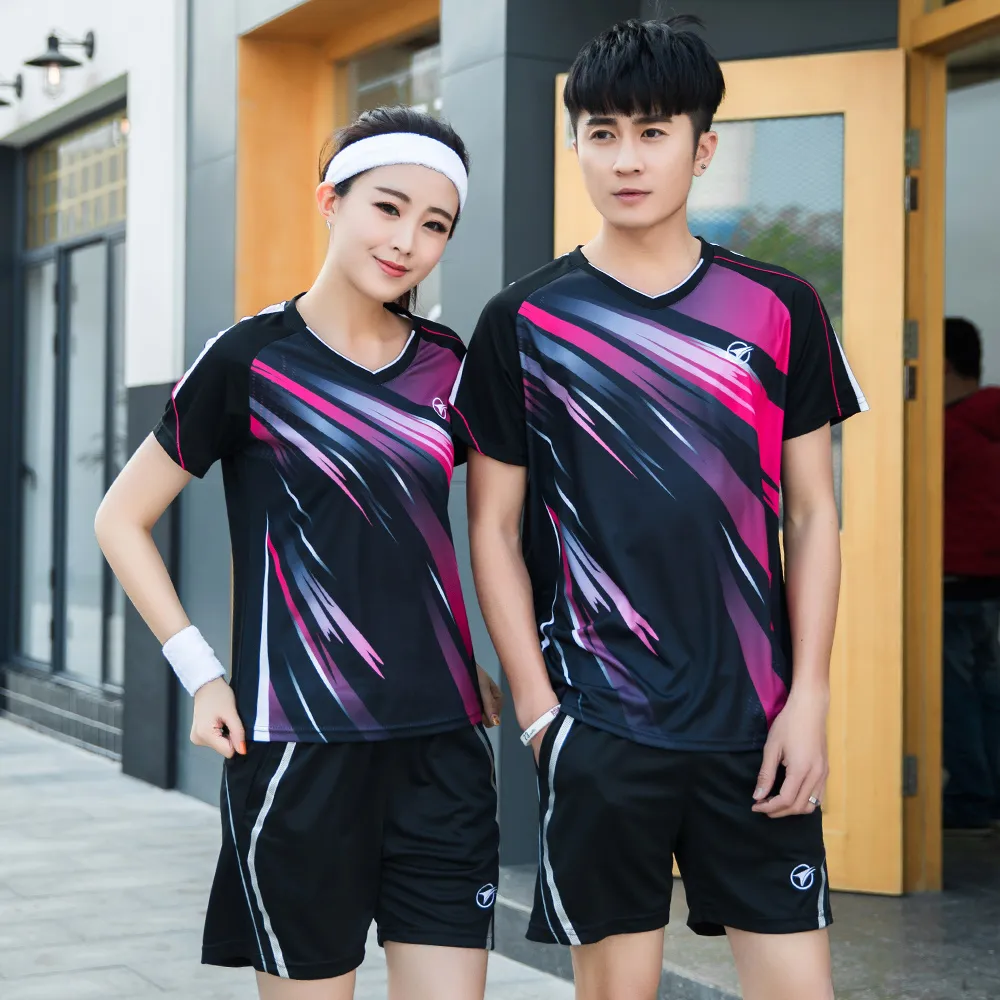 Nouveau Maillot De Sport De Badminton À Séchage Rapide, Maillot De Tennis  Homme / Femme, Maillots De Tennis De Table De Badminton, T Shirts De Tennis  A117 Du 25,32 €