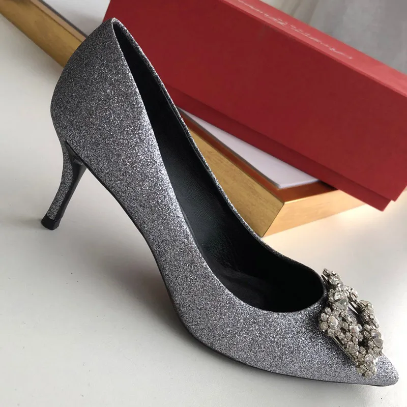 Hot Sale Woman Bottom Pointed Toe High Heels Shoes Designer