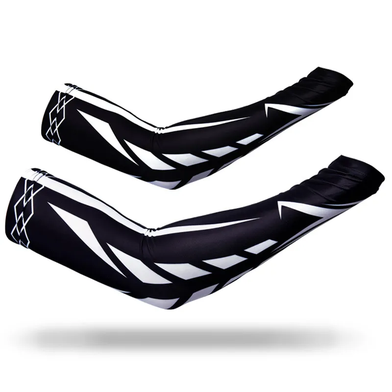Compression Arm Sleeve (2 pack) - Men and Women for Basketball, Volleyball,  Tennis, Golf, Baseball, UV Protection