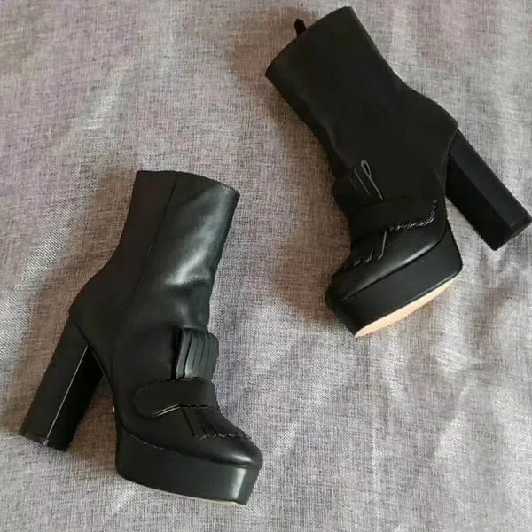 Botines Botas Cintas Mujer Botines Mujer De Charol Cinta Vinotinto