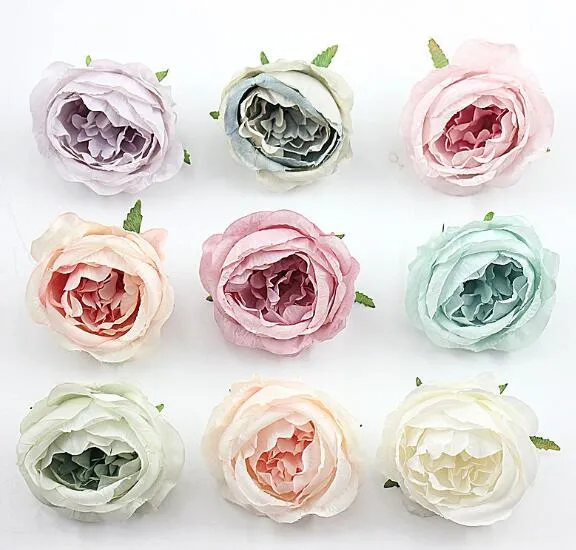 Prodotti per la Casa Artigianato Materiale Raccordi fiori di simulazione muro di nozze corpetto decorazione Coreano peonia 100 pz / lotto WL780