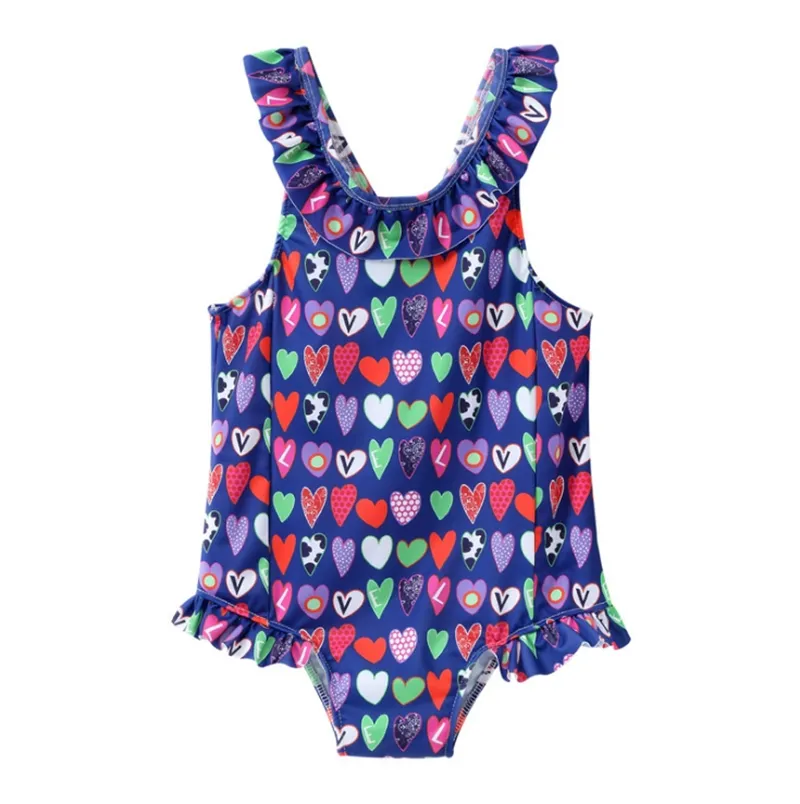 Traje De Baño 3 Piezas Para Niña - Bikini Con Top Ajustable, Braguita Y Falda, Tallas 4-13 Años