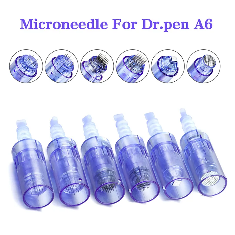 12/36 / 42 / nano substituição micro dicas de cartucho de agulha para auto Derma caneta Drpen Ultima Recarregável Sem Fio A6 Skin Care MTS PMU