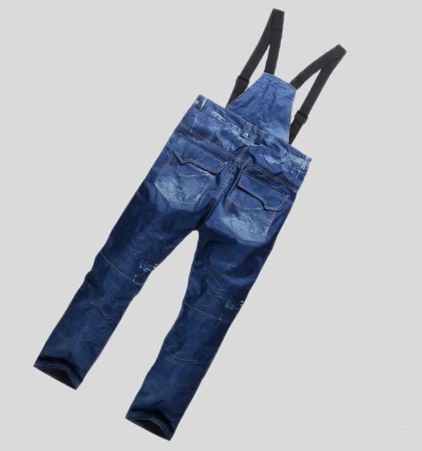 Gezond eten Corporation ik heb honger Ski Broek Denim Bretels Verdikte Snowboardbroek Voor Mannen Winter  Waterdicht Winddicht Ademend Met Hoge Kwaliteit Van 81,56 € | DHgate