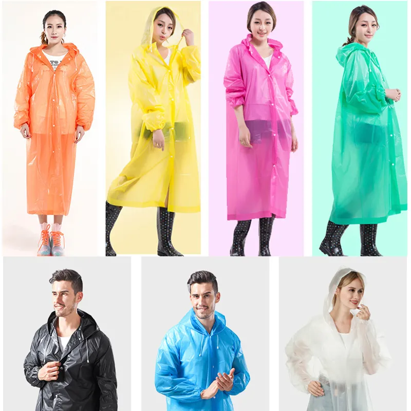 Eco Friendly Reusable EVA Disposable Raincoat Thickened, Waterproof, Non  Disposable For Outdoor Activities, Camping, And Rainwear From Dream_high,  $1.77