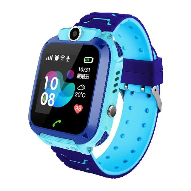 100x Q12B Kids Smart Watch Phone Watch for Android IOS Life Waterproof LBS Positioning 2G Sim Card Dail Call 828