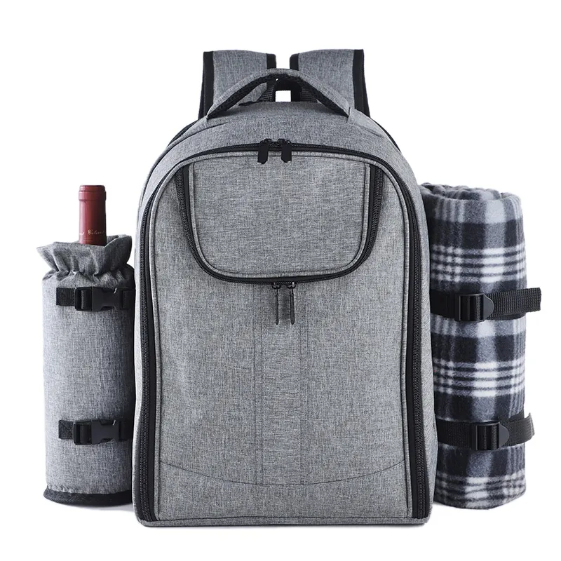 Thermotasche, Picknicktasche, isolierter Kühlrucksack, Picknick-Camping-Rucksack, Eiskühltaschen