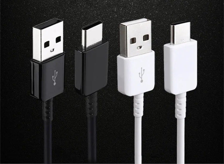 Type-C Kablolar Hızlı Şarj Kablosu Mikro USB Senkronizasyon Veri Satırını Samsung için 1.2m