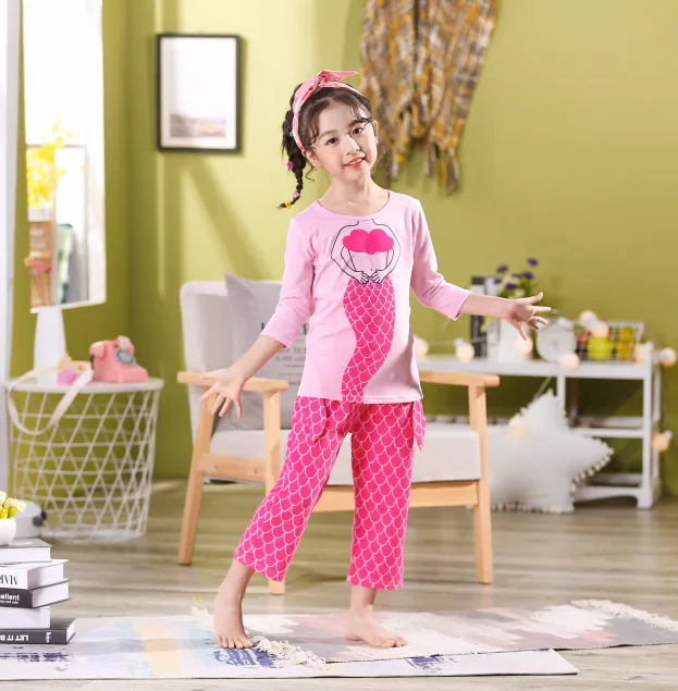 Ensemble Pyjama En Coton Pour B b Fille 2 10T Motif Sir ne De