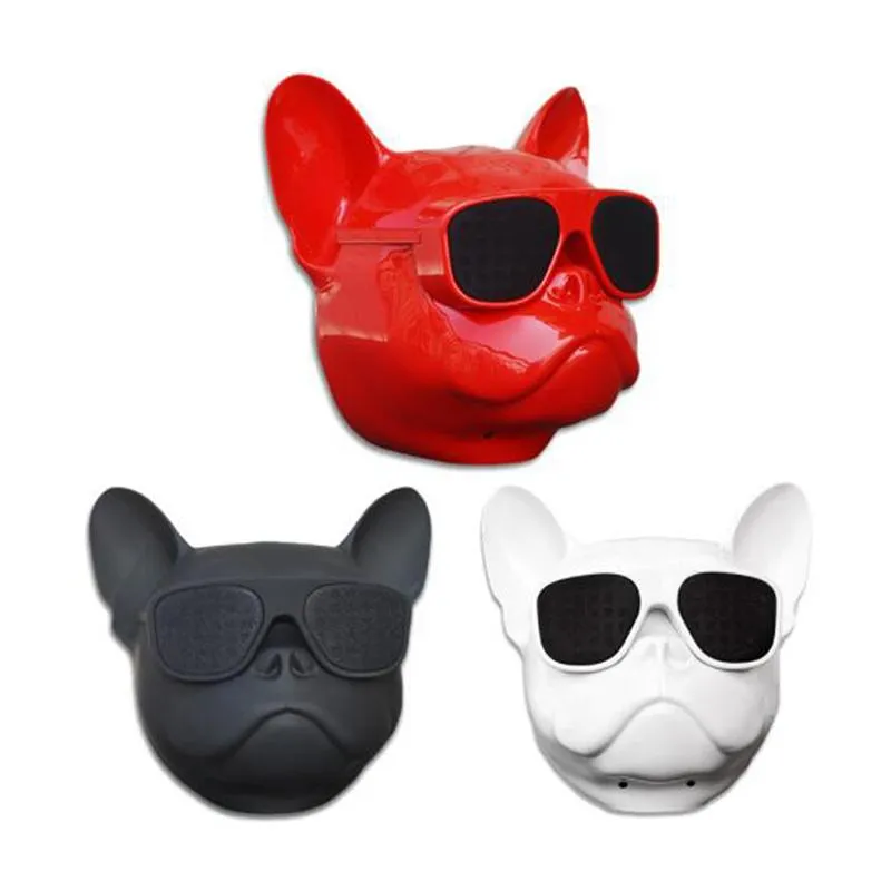 Fashion Aerobull Dog Head Bluetooth 4.1 Bulldog wireless Bluetooth speaker HIFI subwoofer support U disk TF card