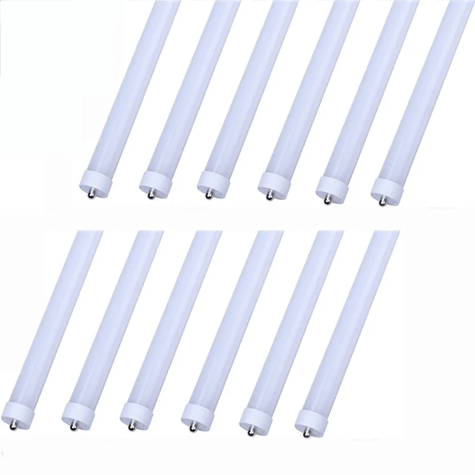 CnSunway Lighting T8 8ft LED-lampen Ballast Bypass 45Watt, 4800lumens 4000K Daglicht Glow Glow Frosted Cover FA8 LED-LEG LICHT 12-PACK 12-PACK