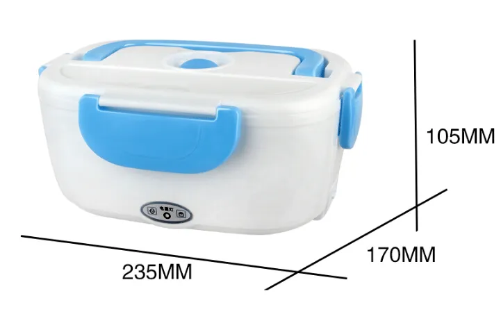 dobrej jakości pudełko na lunch wielu funkcjonalne przenośne elektryczne ogrzewanie lunchbox ochrona ciepła Bento z łyżką Multi Color 39FS C R