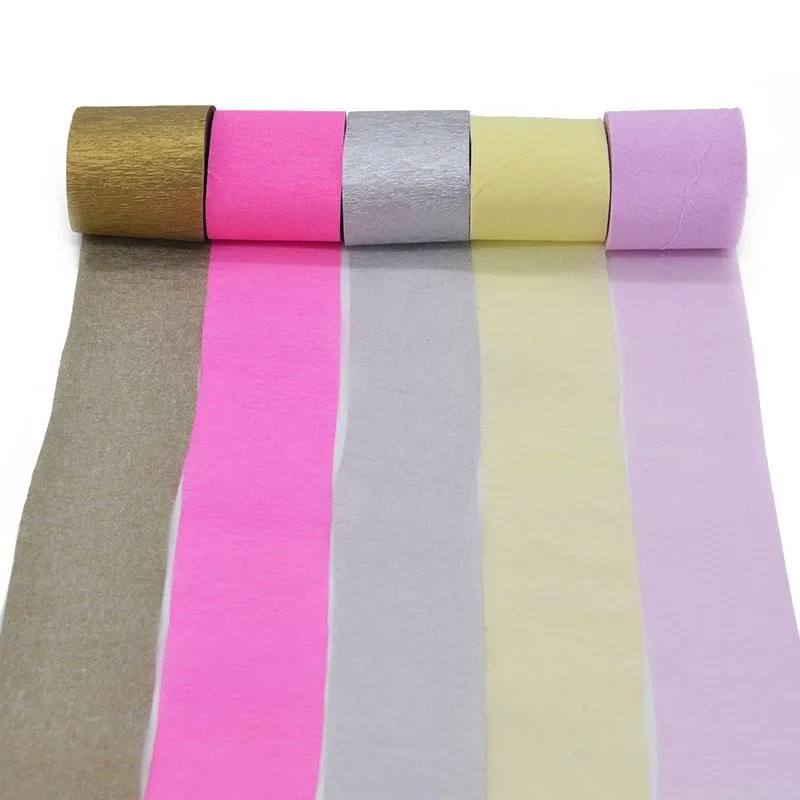 Crepe Paper Roll Decorations