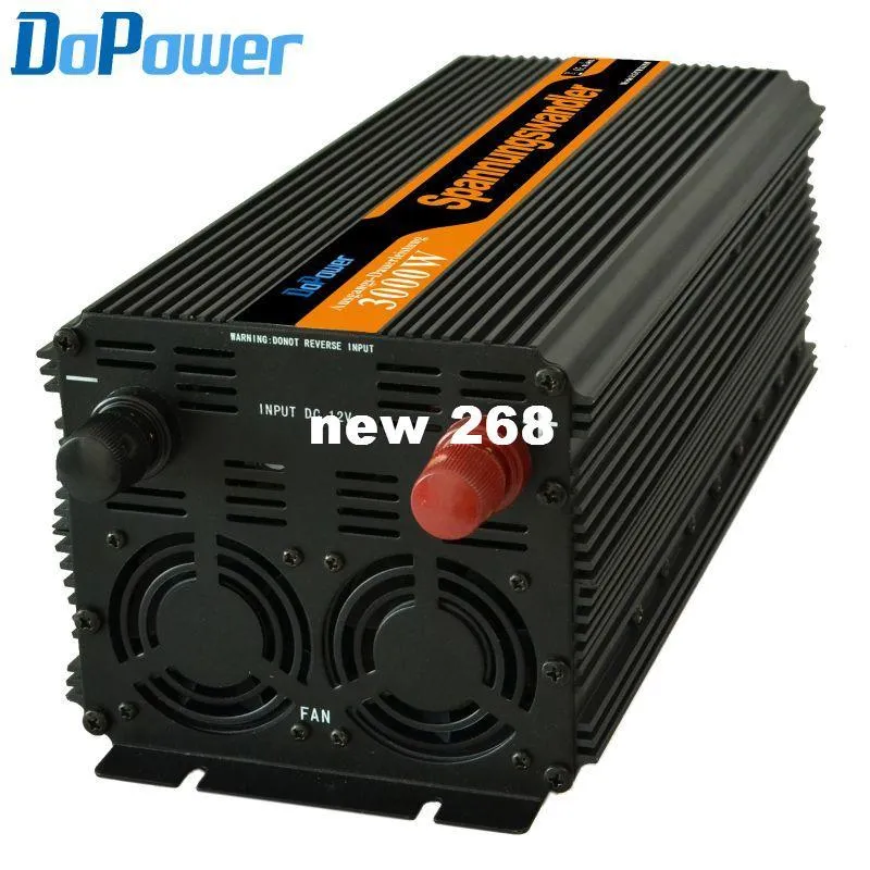 EDECOA 3000W/6000W DC 12V/24V AC 220V 230V modified sine wave power in